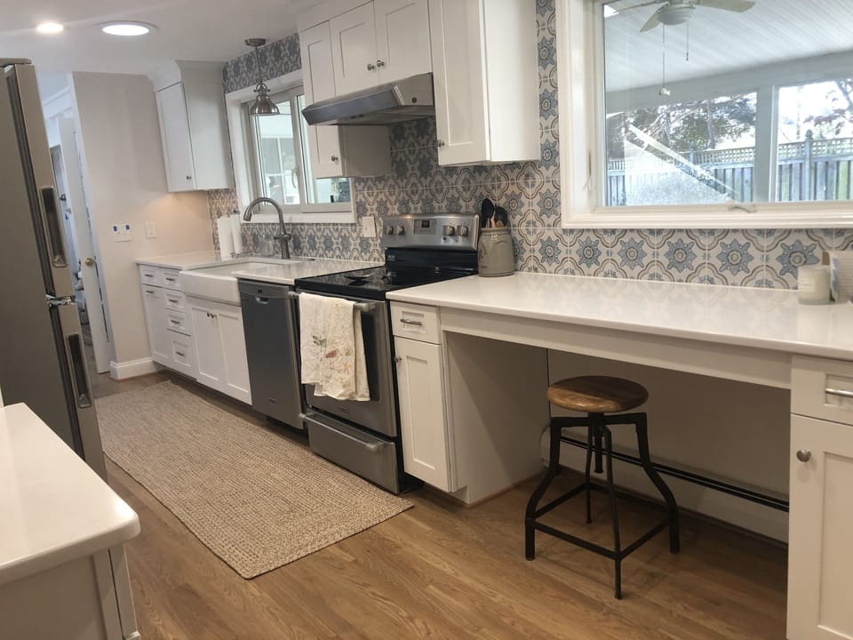 fully renovated kitchen 