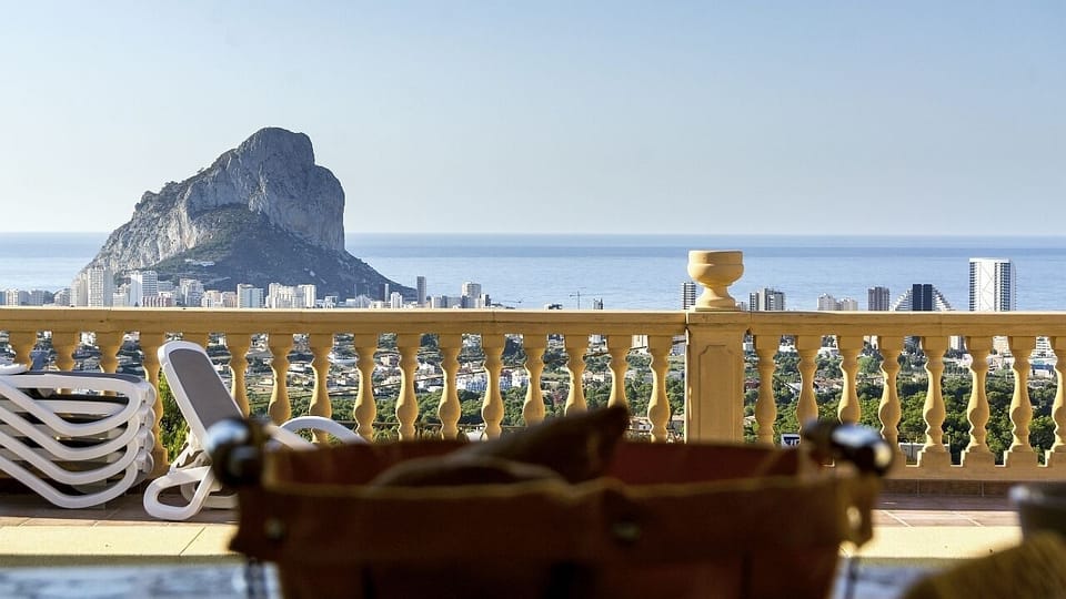 View from summer kitchen