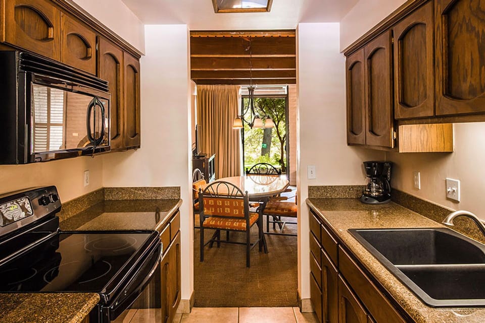 Full Kitchen with Stove, Oven, Dishwasher, Refrigerator and more