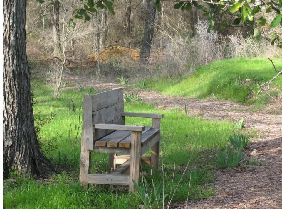 Places along the path to sit and ponder