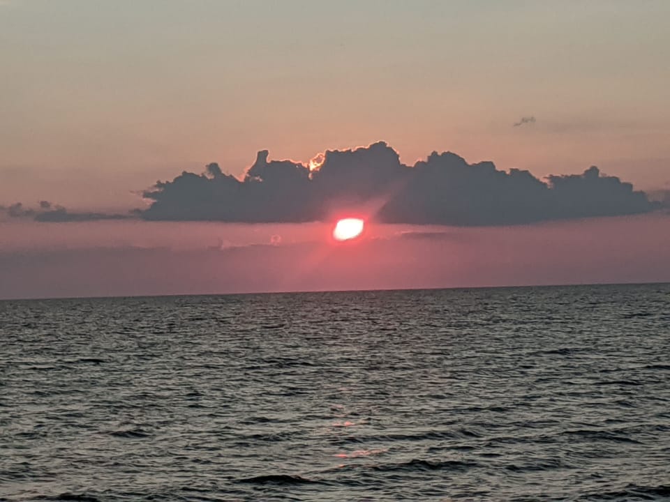 Sunset on the beach 
