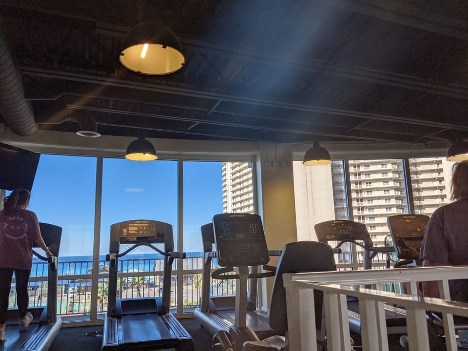 2 floor gym near by the condo 