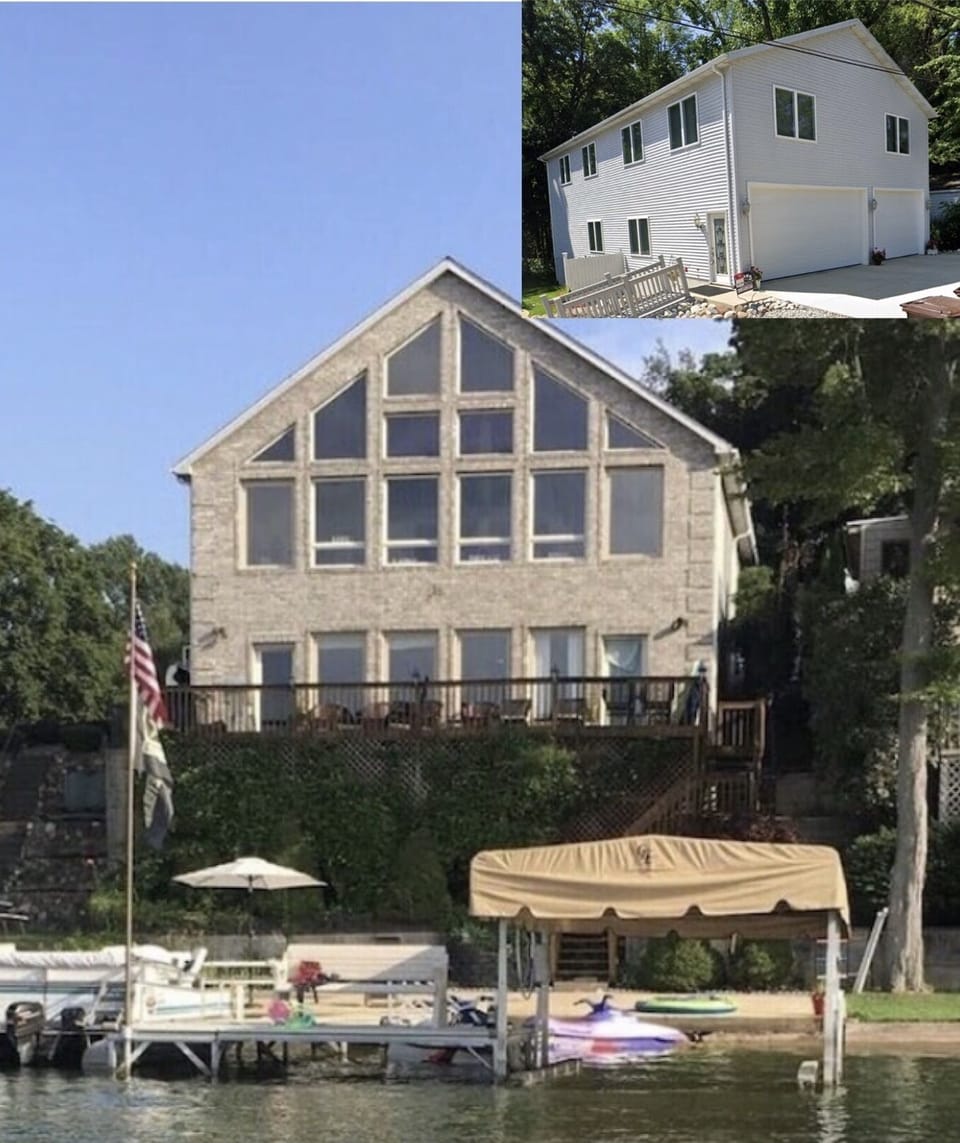 Two homes to enjoy, directly across the street from each other