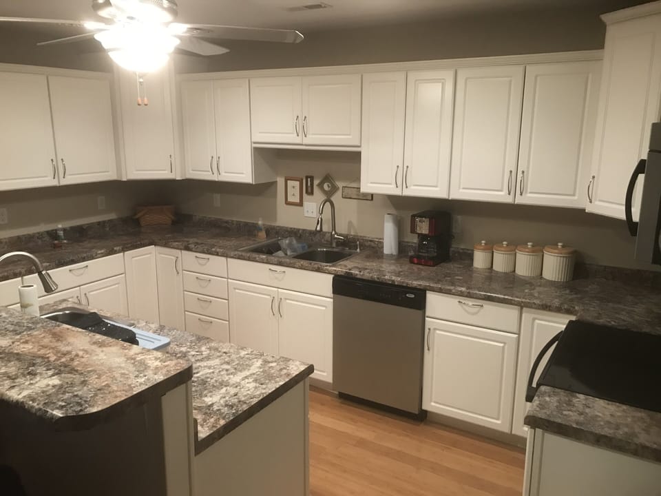 Spacious and updated kitchen 