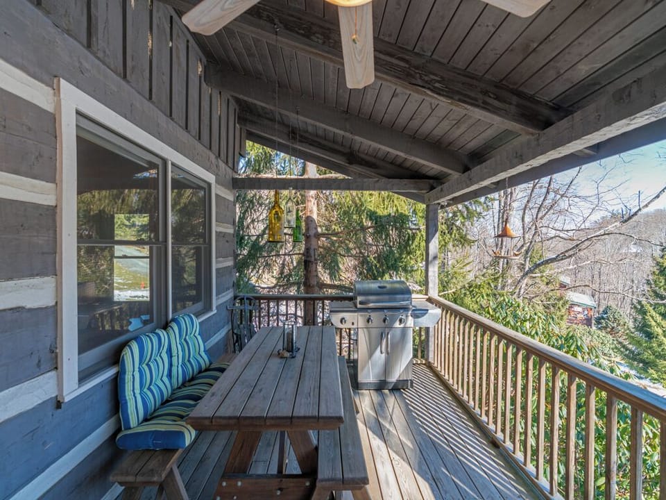 Front Porch Relaxing with Grill
