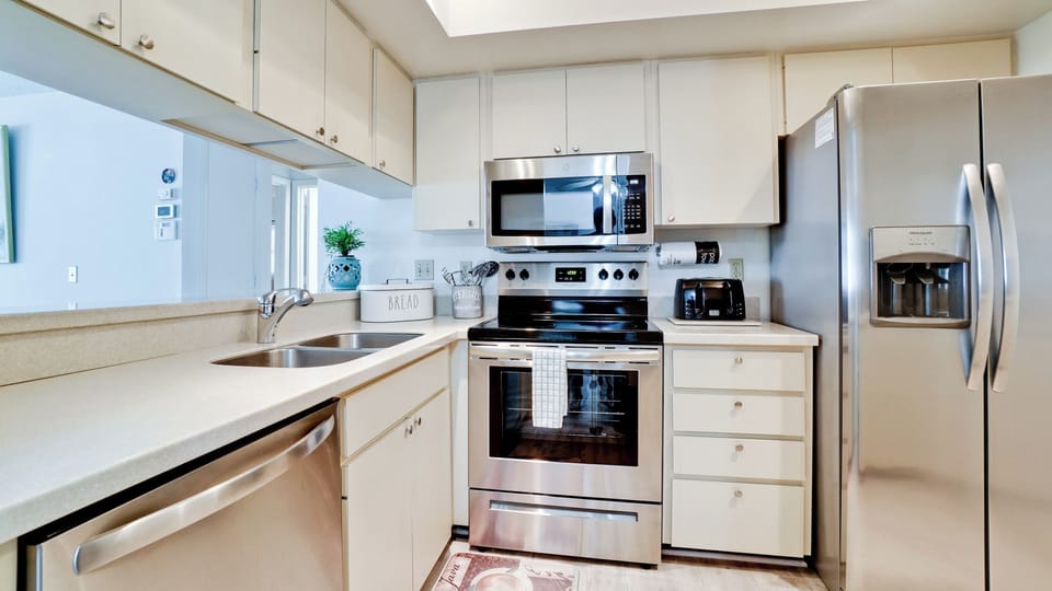 Updated stainless steel appliances