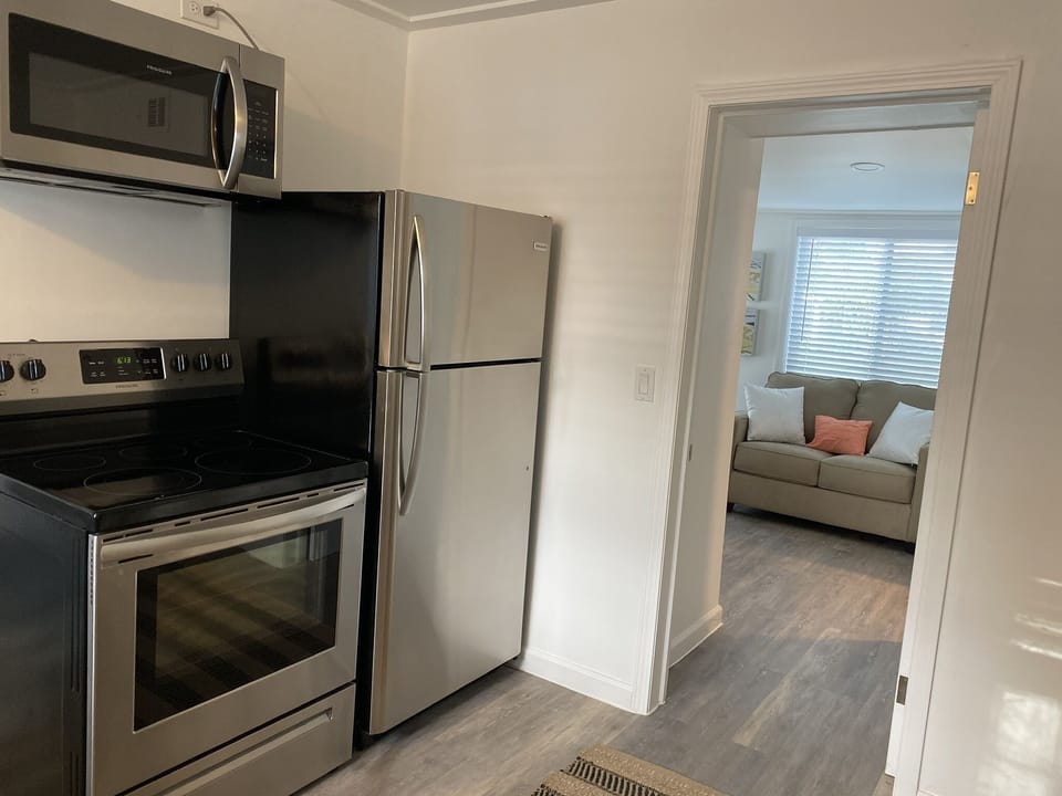 The Pelicans Perch Kitchen looking into Sun Room