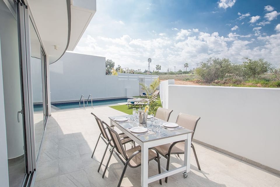 Outside dining area