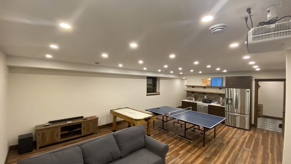 Basement kitchenette