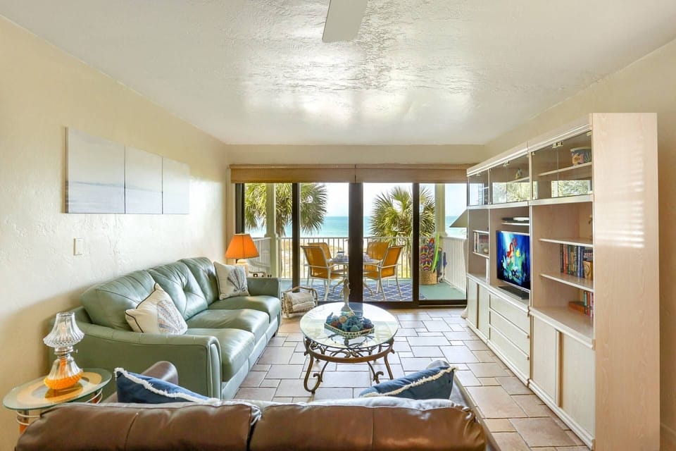 You Can Even Enjoy Views of the Gulf From the Comfort of the Couch!