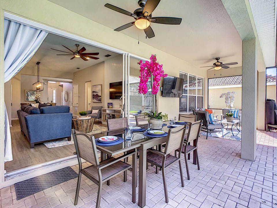 View From Lanai To Family Room