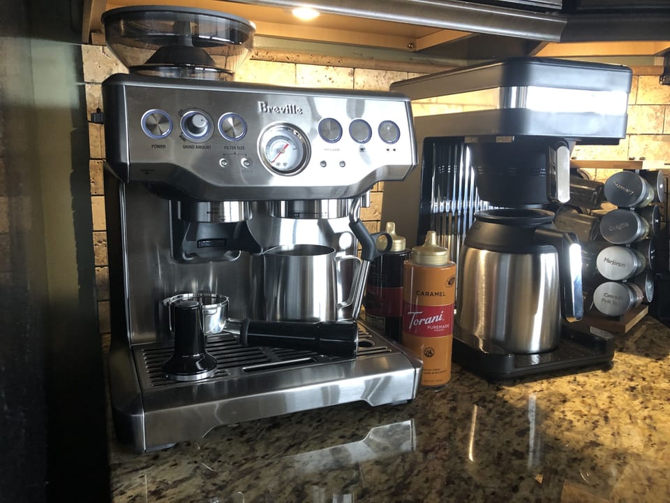 Breville cappuccino machine. Please follow quick read instructions 