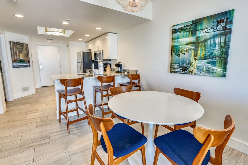 Dining Table and Extra Counter Seating