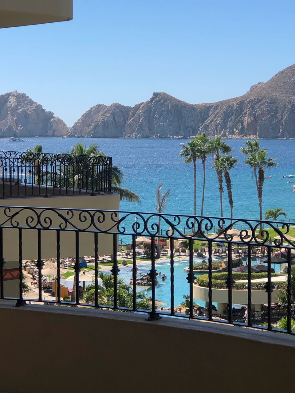 Our amazing view from over sized terrace 