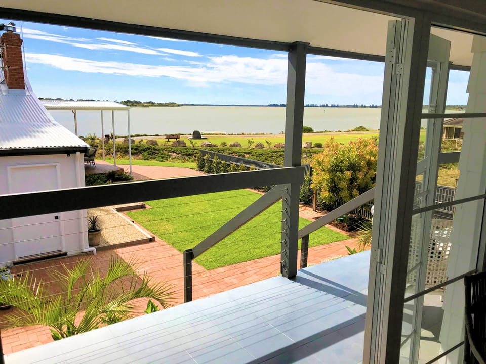 Stunning water views from inside The Admiral Riverside Studio 2