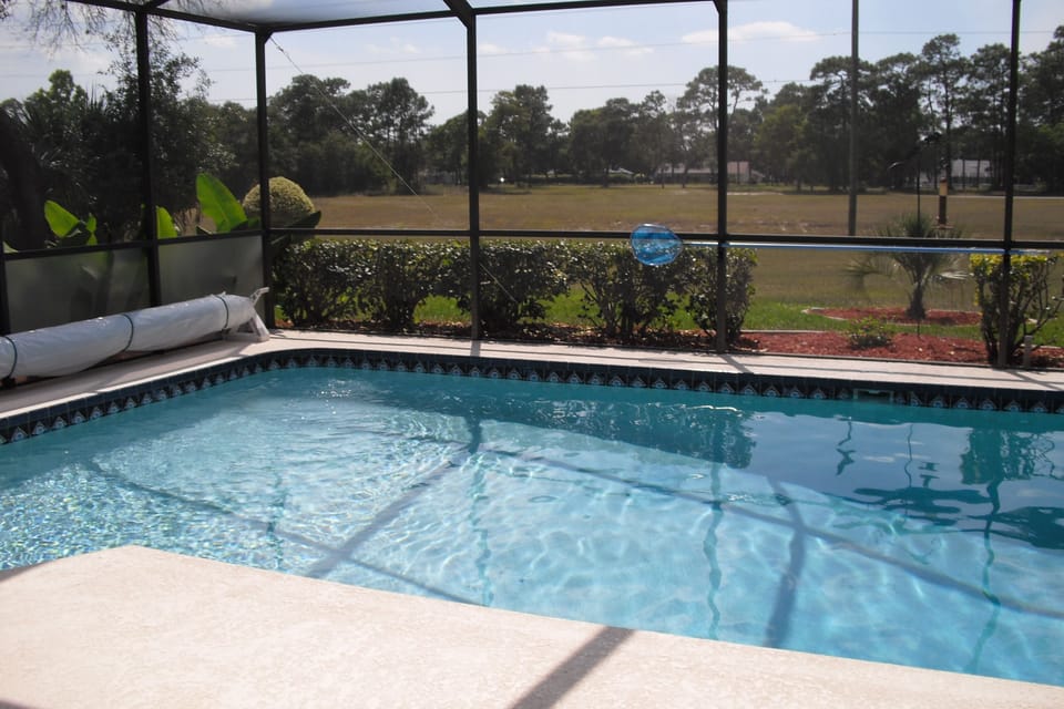 Swimming pool looking to the south west