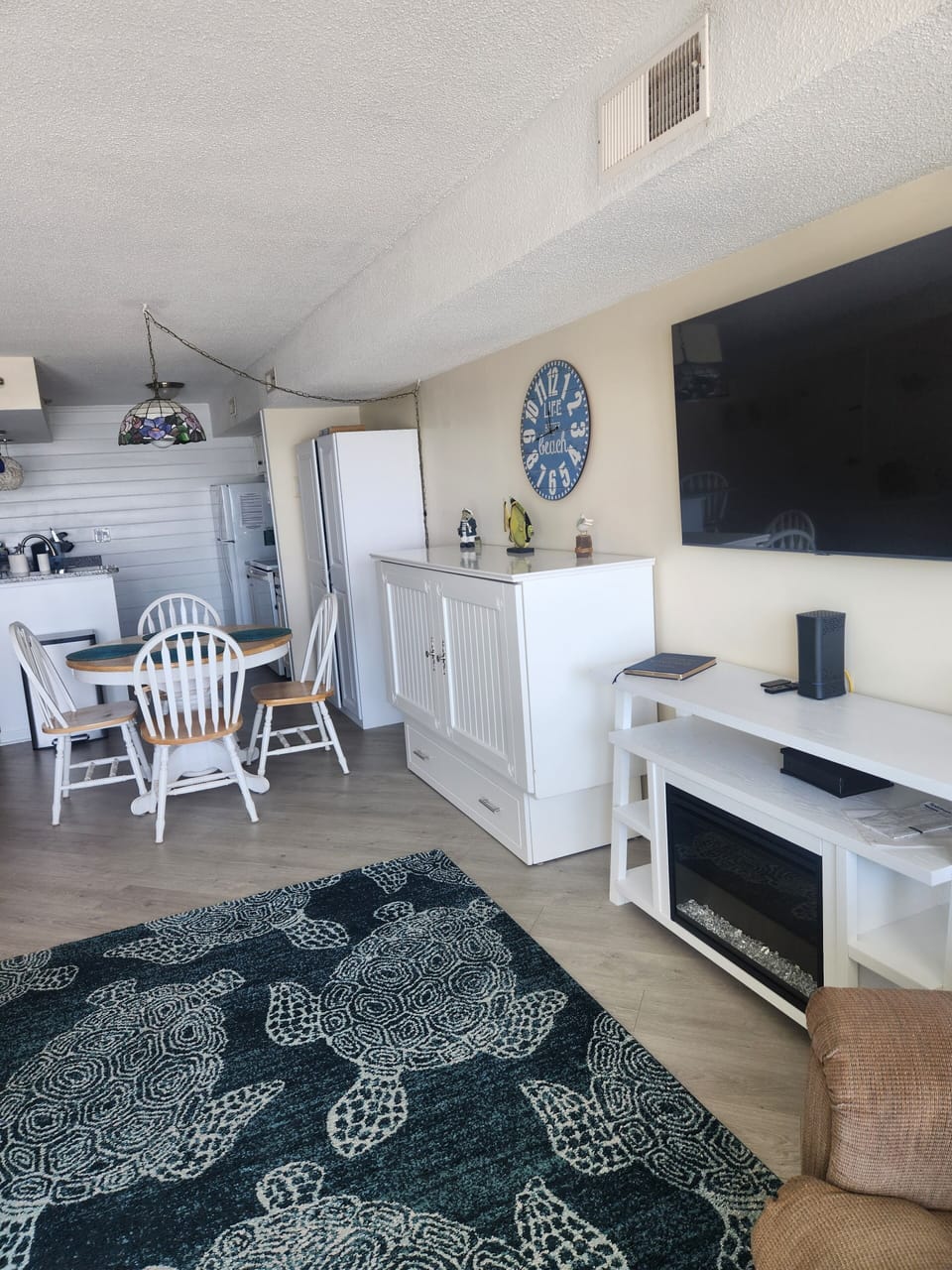 smart TV and "fireplace"