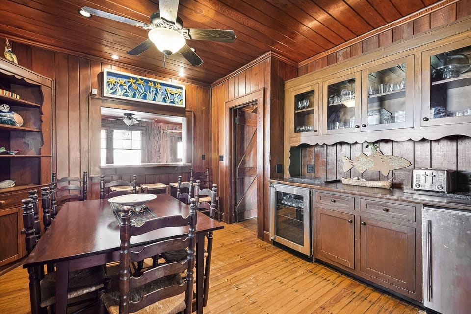 A wet bar for entertaining!