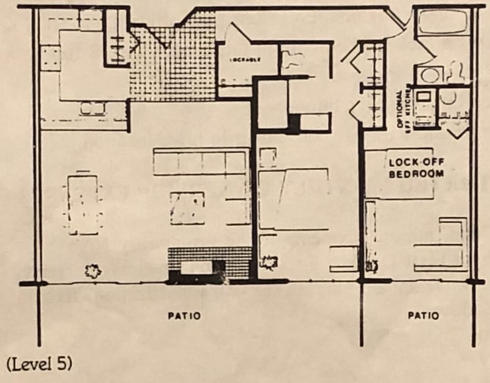 Blueprint of the unit.