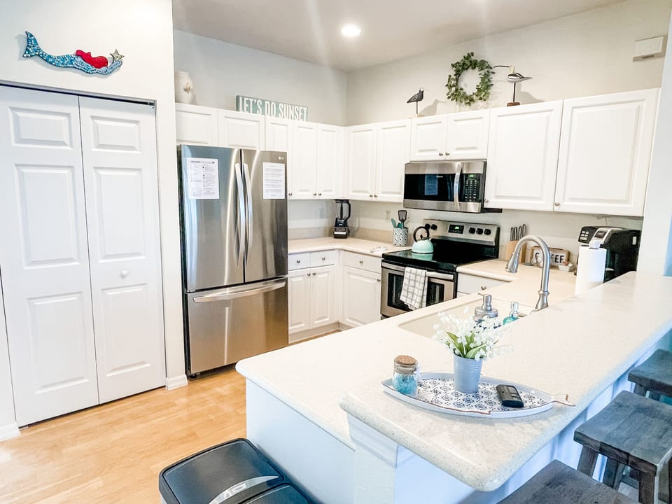 Kitchen with updated appliances