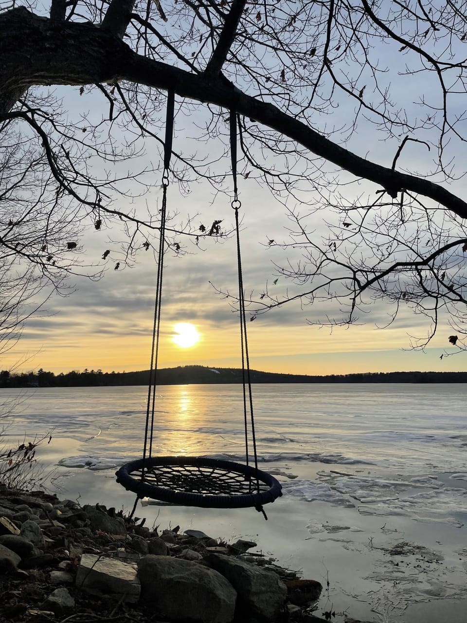 Late winter on the pond.