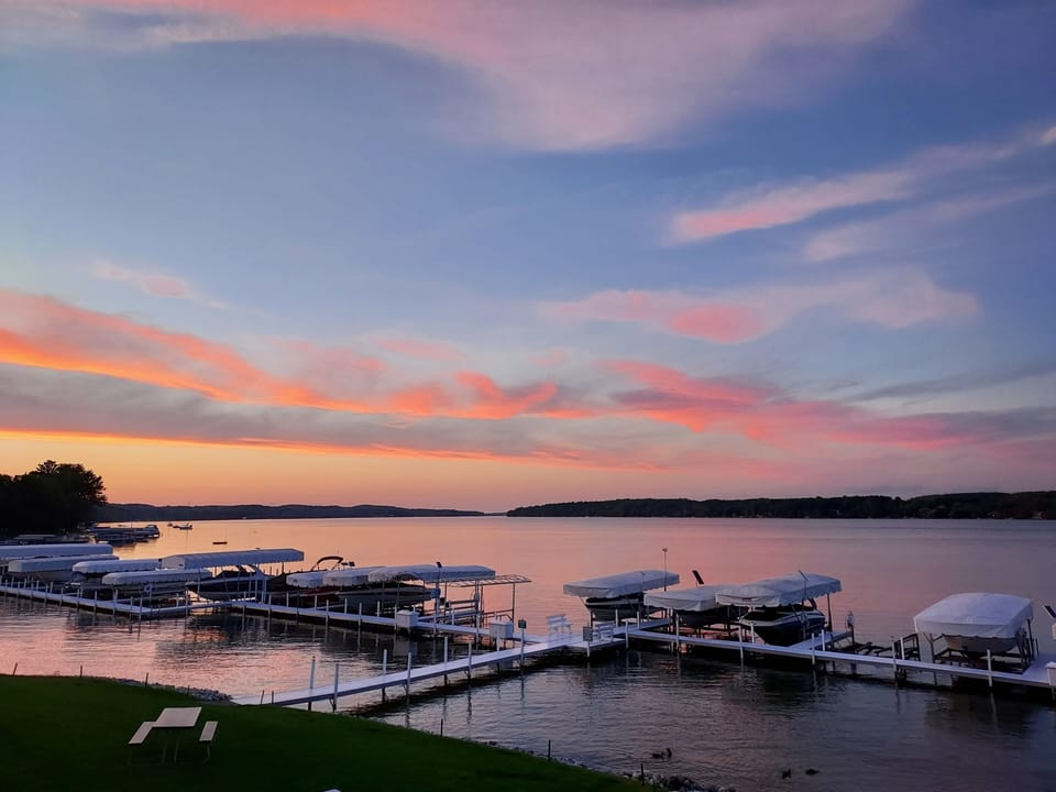 View from the Balcony.  Amazing sunrises and sunsets!