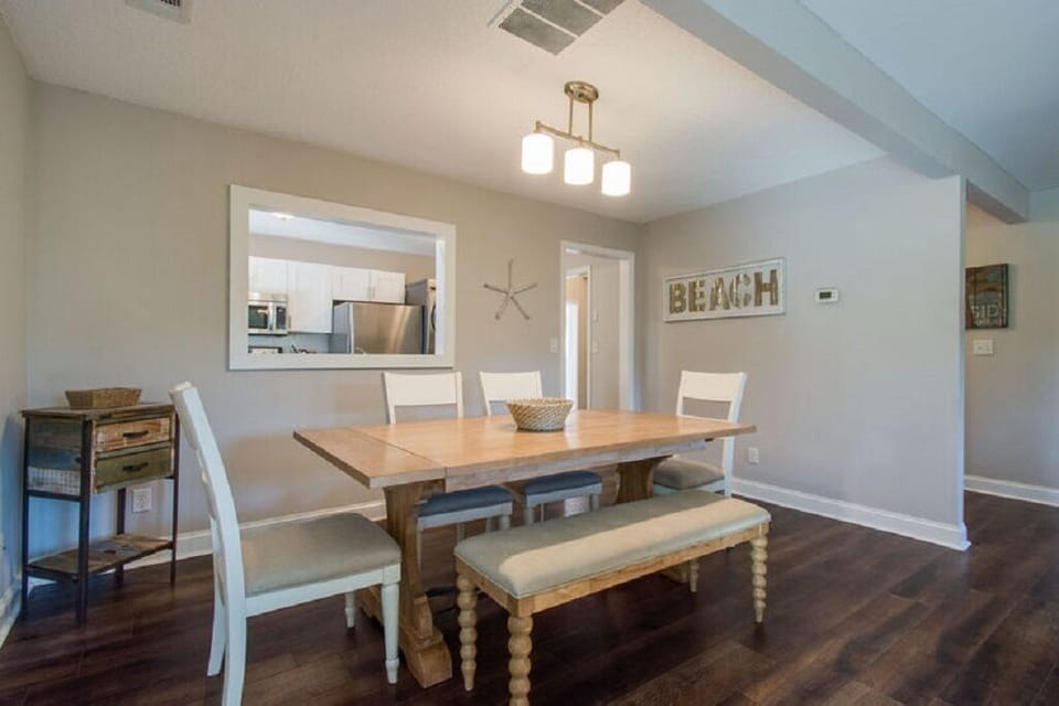 Dining area open to family room