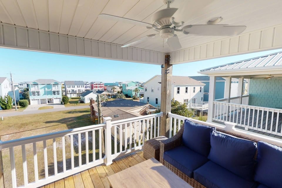 Relax on the large top deck and enjoy partial ocean views and a great sunrise