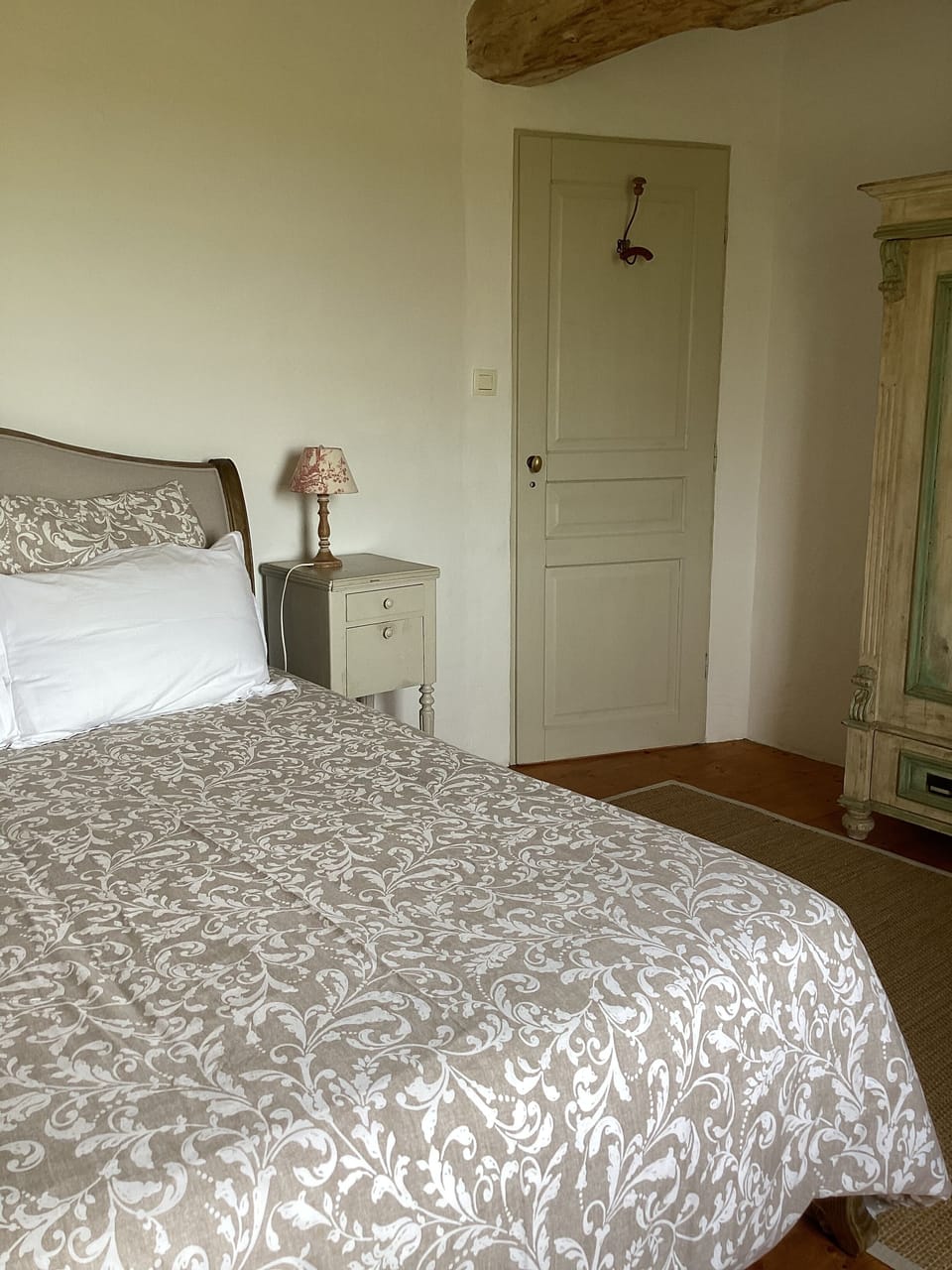 Double bedroom with countryside views.