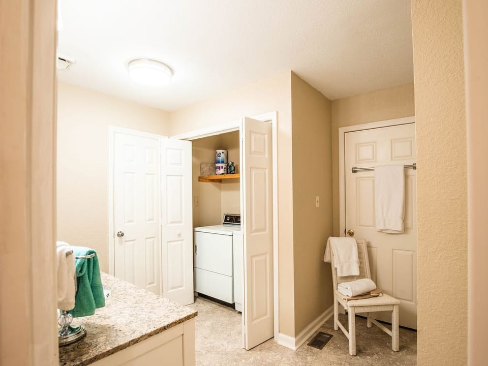 Lower Floor Bathroom with Laundry