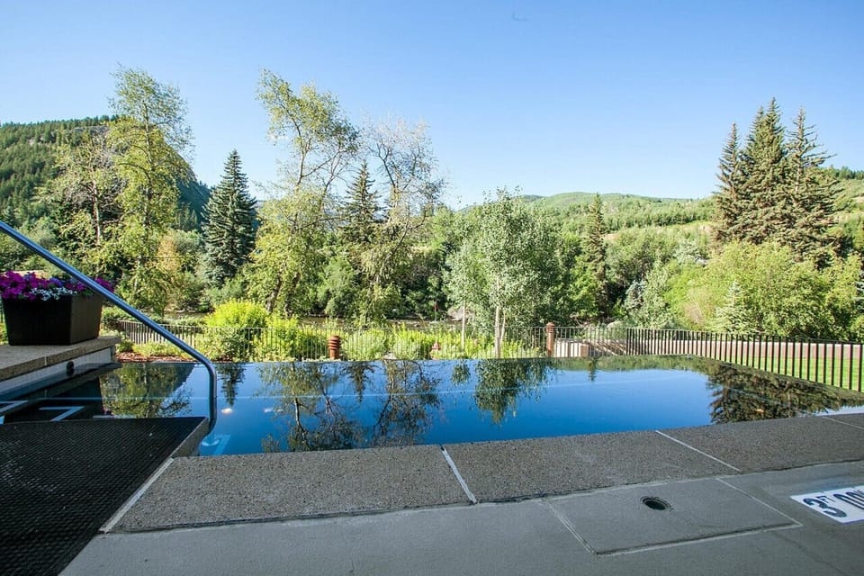 one of several outdoor hot tubs