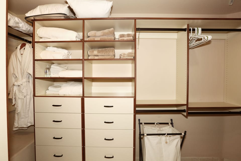 Walk in master closet
