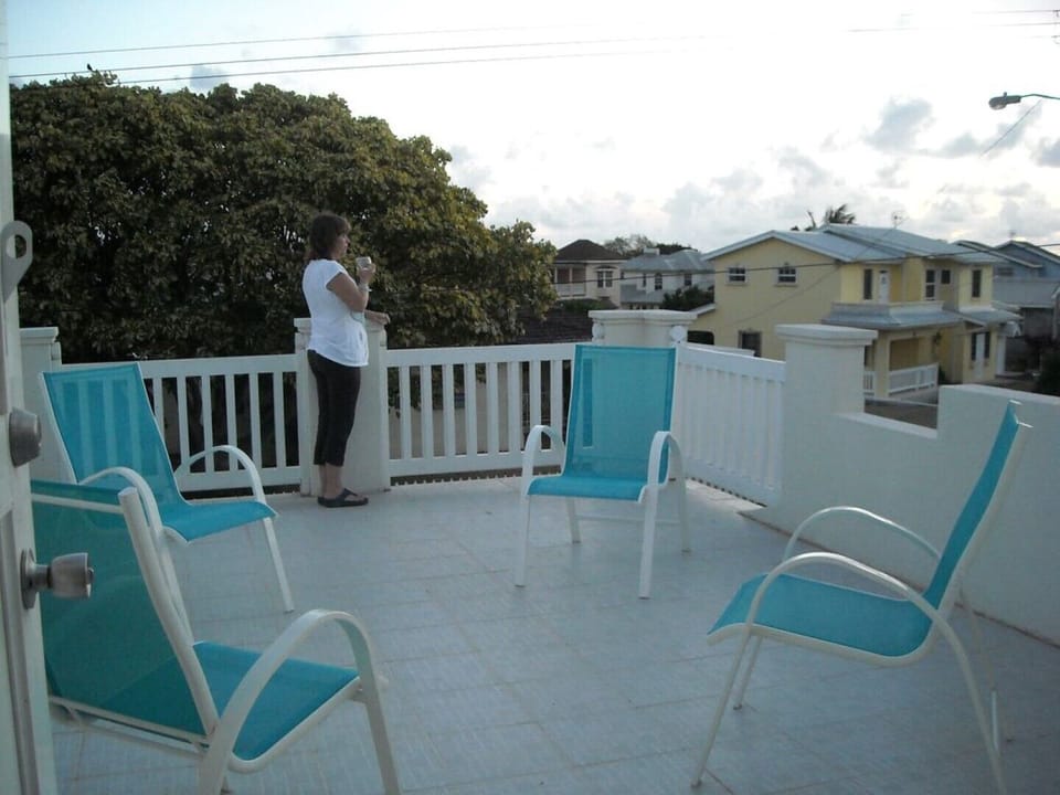 Outdoor terrace attached to apt #1 upstairs. 