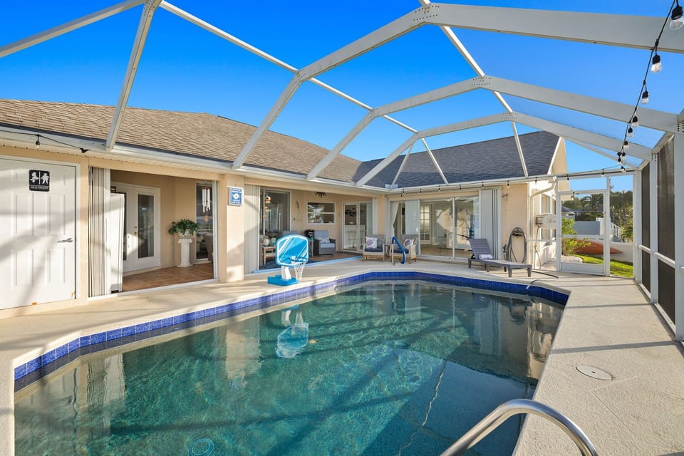 Pool and lanai view