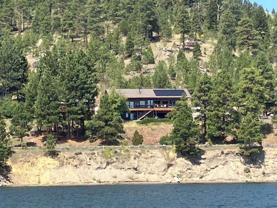 The house as seen from the lake
