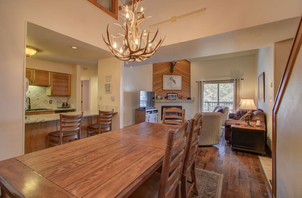 View from Dining to Living Area