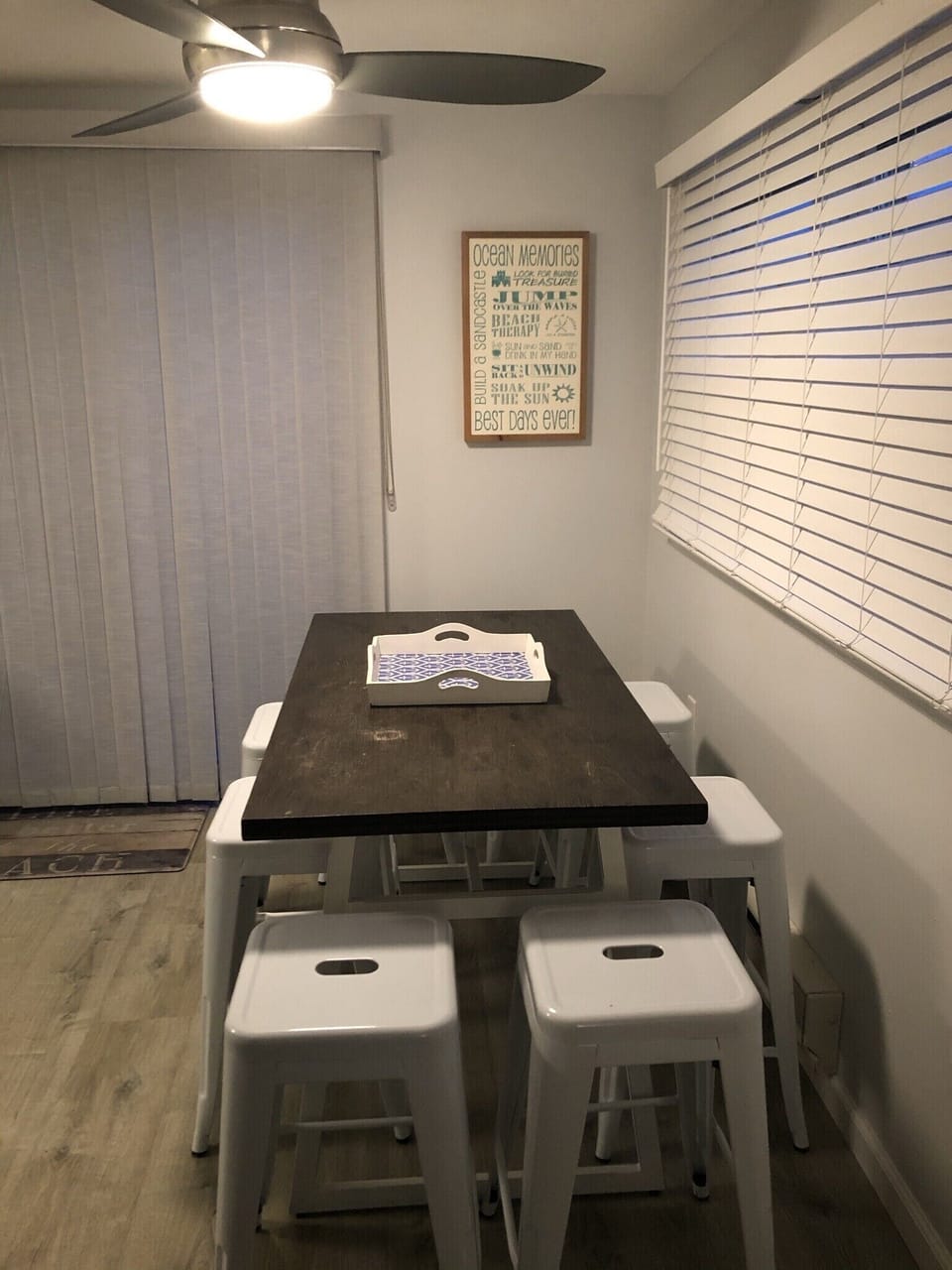 Kitchen dining area.  