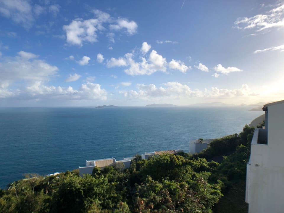 Views of the BVI from the Primary Bedroom Patio