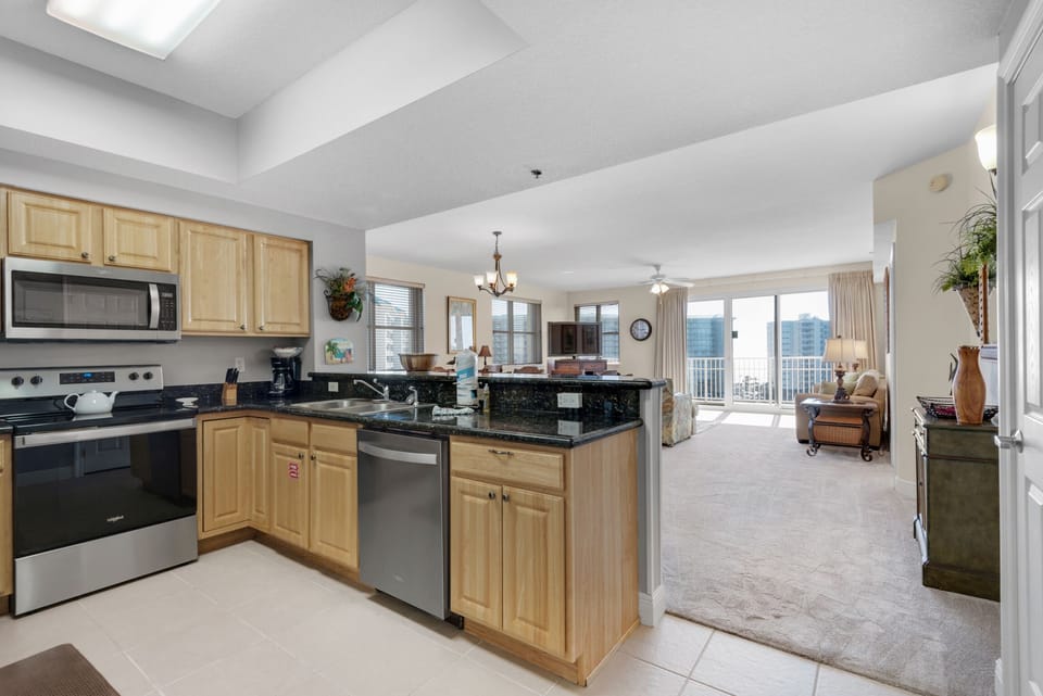 Kitchen has everything your chef needs