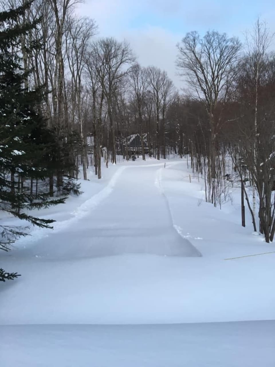 Ski home trail