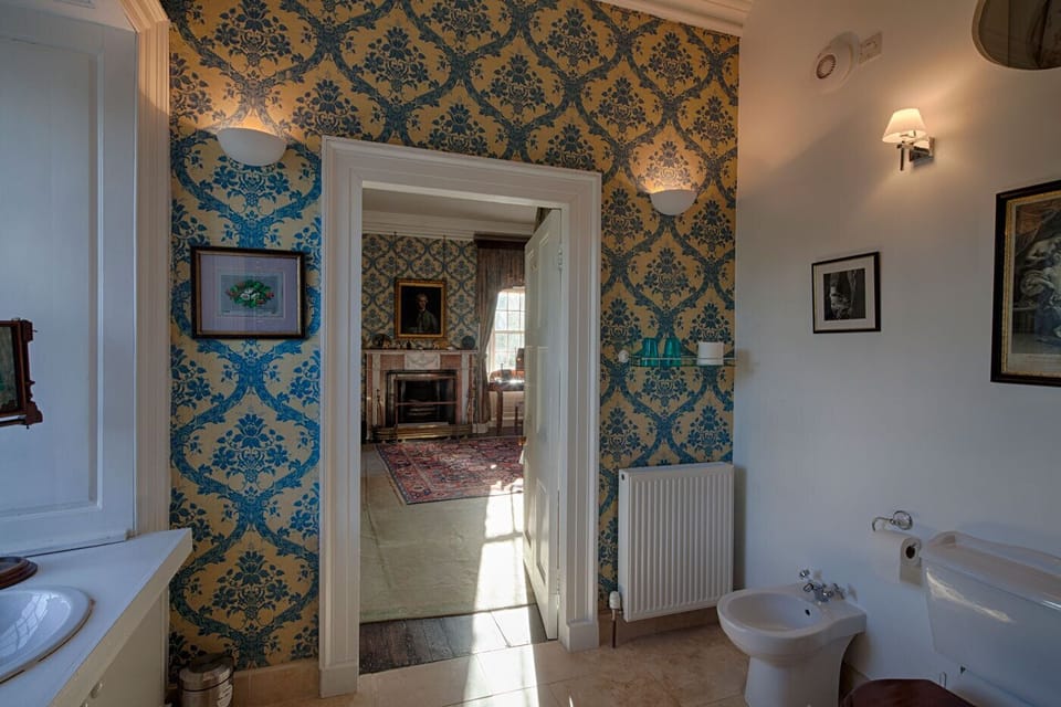 Blue room bathroom