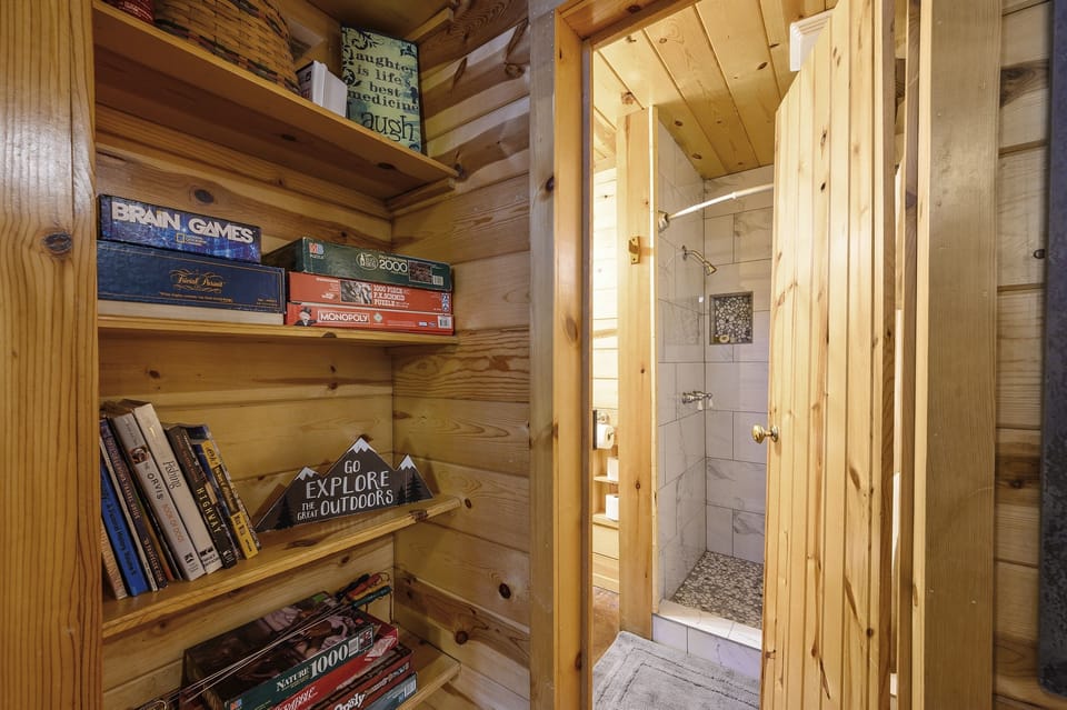 Entrance to guest bathroom