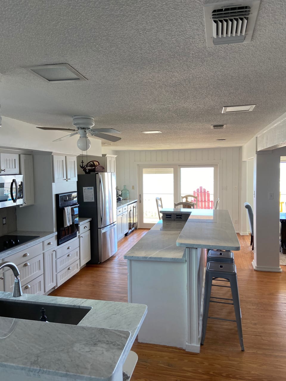 Large island for meal prep and gathering!