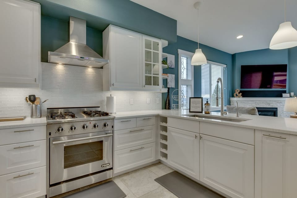 Gourmet kitchen, fully stocked with everything you need for memorable meals