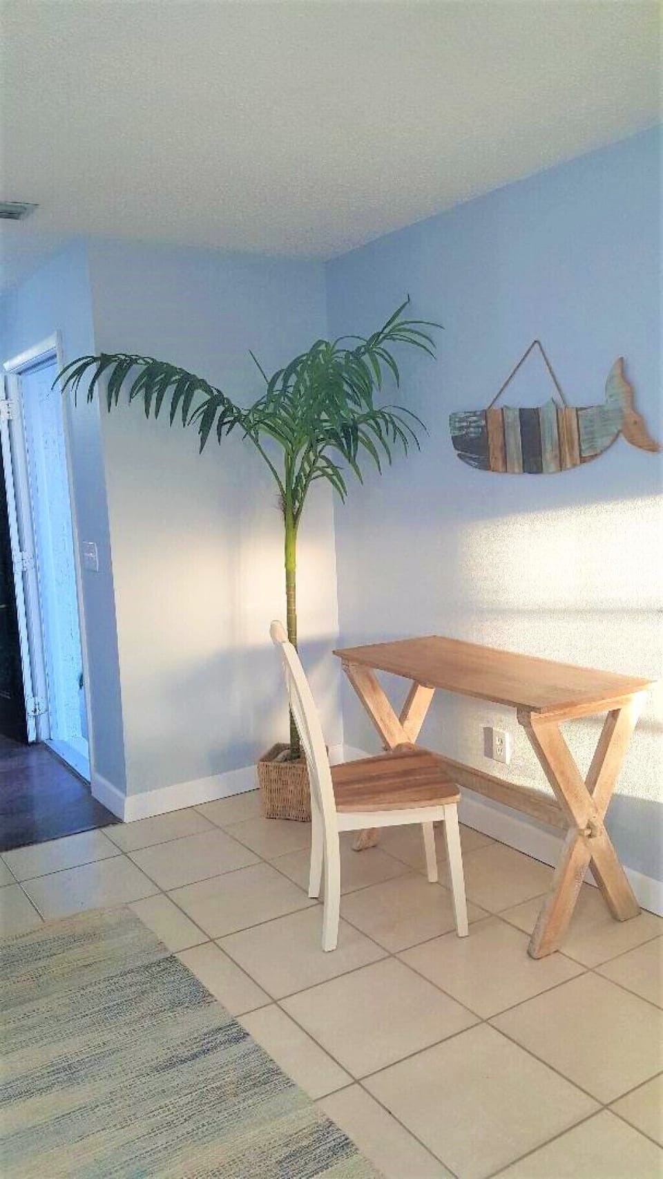 Desk in common area