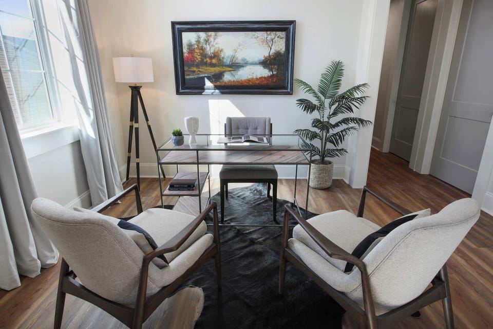 Unit 201 | Living Room | Open Concept Seating Area | Second Floor