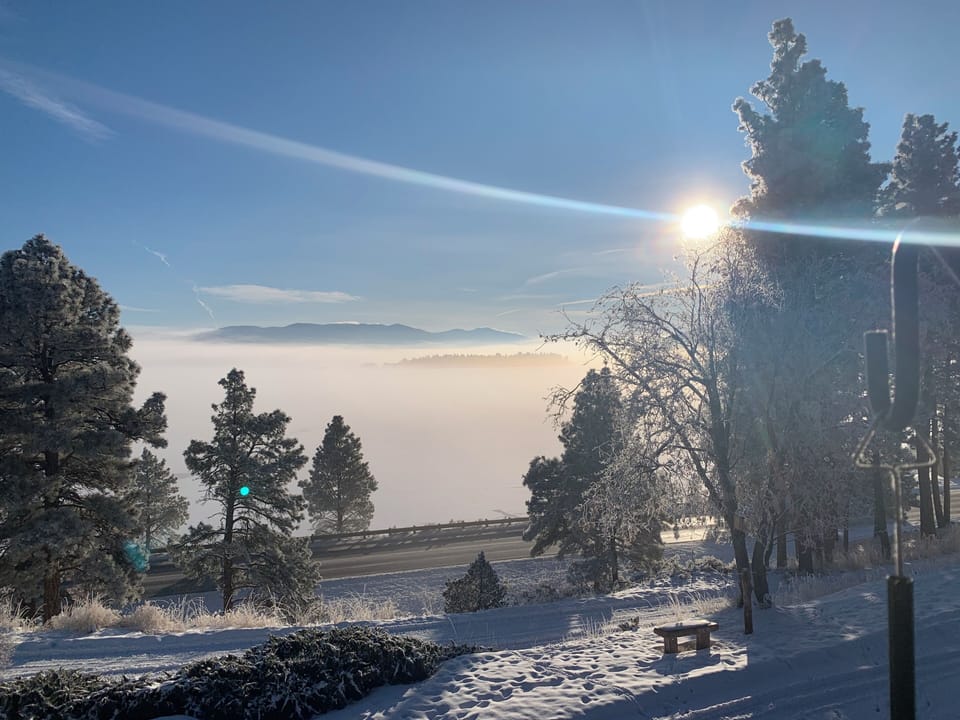 Winter morning.  I never tire of the views.
