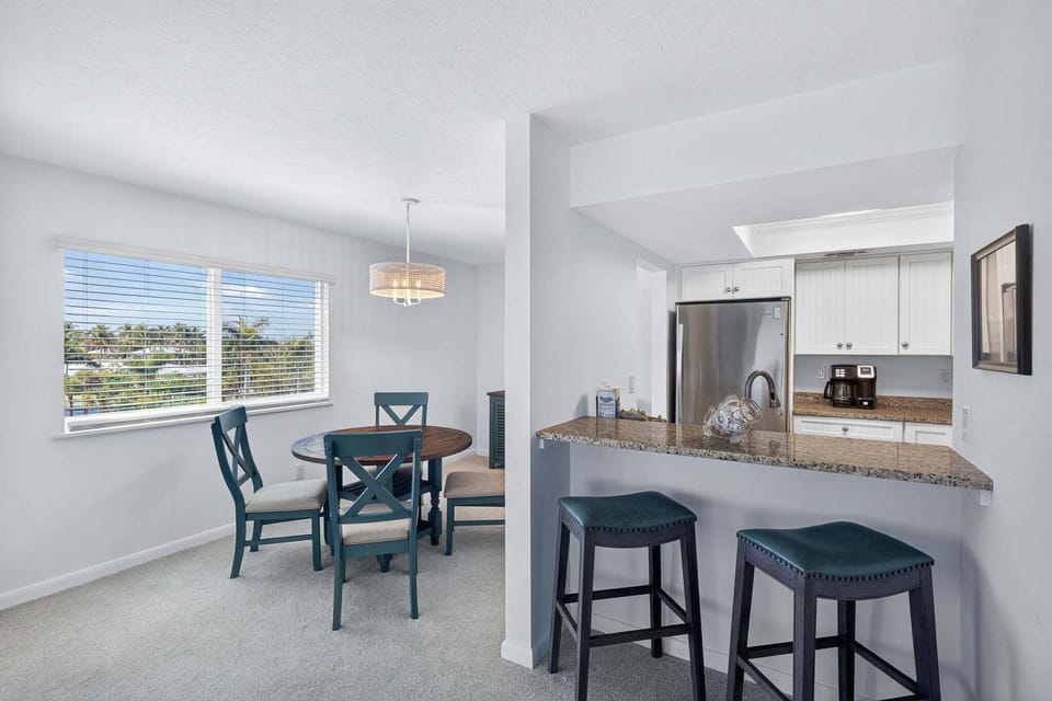 Kitchen and dining area