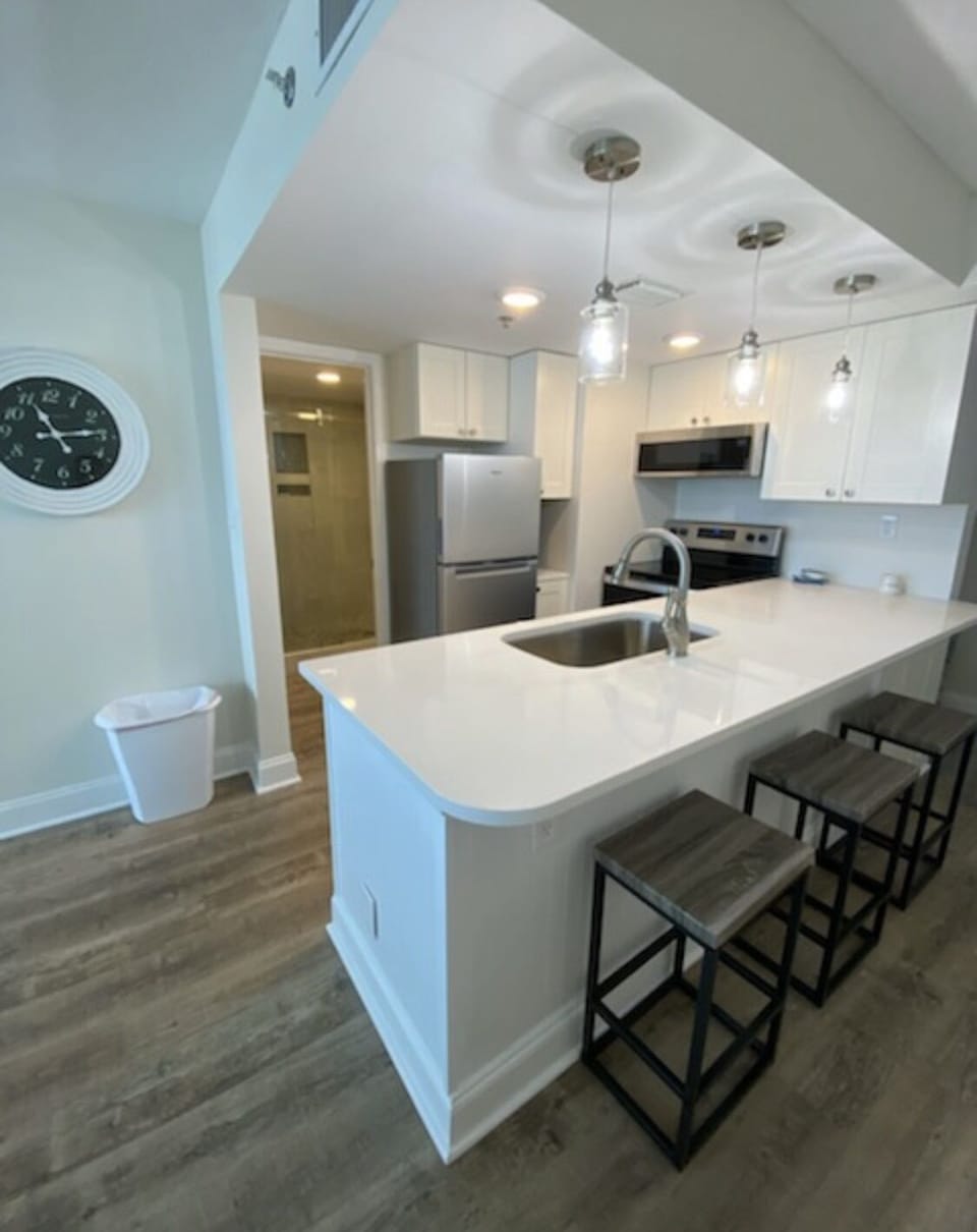 Remodeled kitchen with all new appliances. 