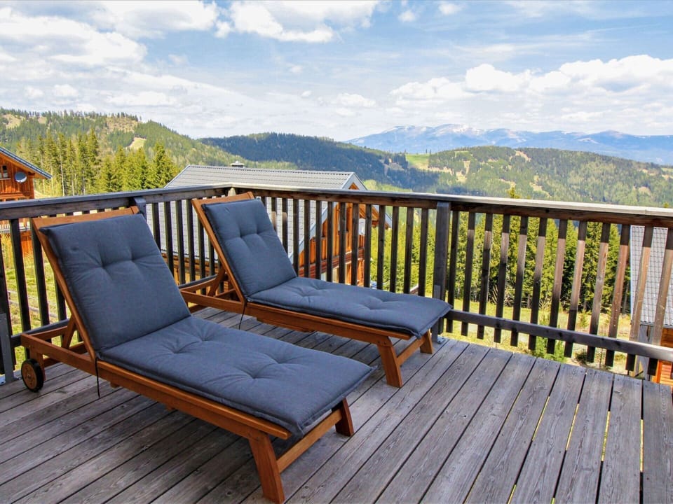 Sky, Cloud, Furniture, Property, Mountain, Azure, Wood, Outdoor Furniture, Building, Fence